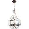 Clayre & Eef 5LL-9341 Hanging Lamp 30x30x170 cm E14-max 3x40W