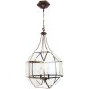 Clayre & Eef 5LL-9342 Hanging Lamp 35x35x180 cm E14-max 3x40W