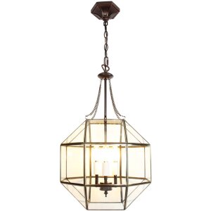 Clayre & Eef 5LL-9343 Hanging Lamp 40x40x190 cm...