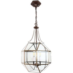 Clayre & Eef 5LL-9343 Hanging Lamp 40x40x190 cm E14-max 3x40W