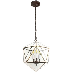 Clayre & Eef 5LL-9344 Hanging Lamp 30x30x160 cm...