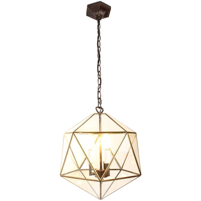 Clayre & Eef 5LL-9345 Hanging Lamp 35x35x140 cm E14-max 3x25W