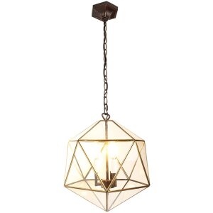 Clayre & Eef 5LL-9345 Hanging Lamp 35x35x140 cm...