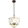 Clayre & Eef 5LL-9346 Hanging Lamp 40x40x175 cm E14-max 3x40W