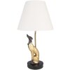 Clayre & Eef 5LMC0020 Table Lamp Dog Ø 30x56 cm E27-max 1x60W Gold Coloured