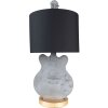 Clayre & Eef 5LMC0026 Table Lamp Ø 30x68 cm E27-Max 1x25W Grey