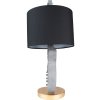 Clayre & Eef 5LMC0026 Table Lamp Ø 30x68 cm E27-Max 1x25W Grey