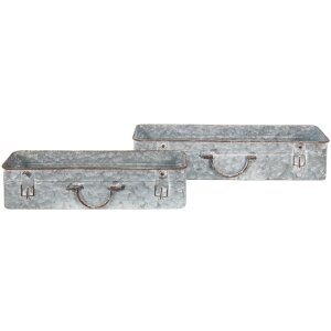 Clayre & Eef 5Y1074 Plant Holder (2 pieces) 61x16x12...