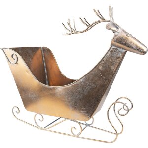 Clayre & Eef 5Y1089 Decoration Sleigh 54x26x49 cm...