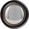 Clayre & Eef 62S282S Mirror Ø 18x2 cm Black - Gold-tone