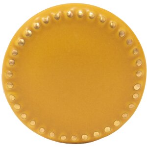 Clayre & Eef 65065 Door Knob Ø 4x3 cm Yellow - Gold Coloured