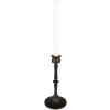 Clayre & Eef 65080 Candlestick Ø 10x23 cm Black