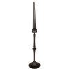 Clayre & Eef 65081 Candlestick Ø 10x33 cm Black