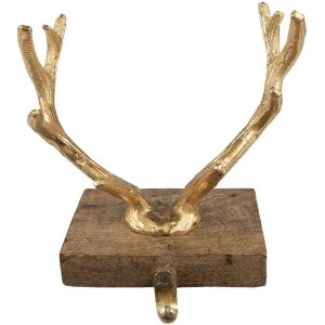 Clayre & Eef 65140 Christmas Stocking Holder Antlers...