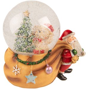 Clayre & Eef 65153 Snow Globe with Music 14x10x14 cm...