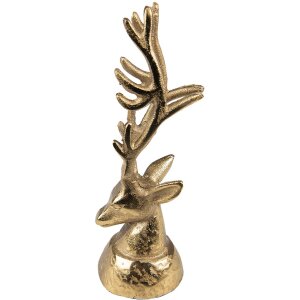 Clayre & Eef 6AL0063 Decoration Statue Reindeer...