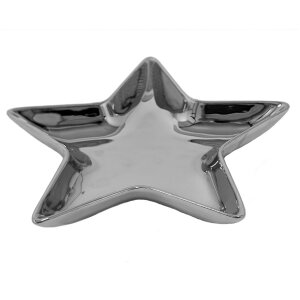 Clayre & Eef 6CE1465 Bowl 20x19x2 cm Silver Coloured...