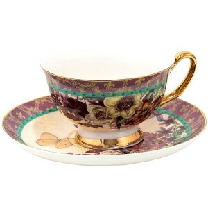 Clayre & Eef 6CE1478 Coffee Cup and Saucer 12x10x6 cm...