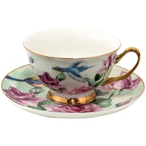 Clayre & Eef 6CE1479 Coffee Cup and Saucer 12x10x6 cm...