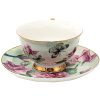 Clayre & Eef 6CE1479 Coffee Cup and Saucer 12x10x6 cm - Ø 15x2 cm - 200 ml