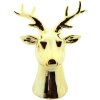 Clayre & Eef 6CE1501 Decoration Reindeer 15x12x19 cm Gold Coloured