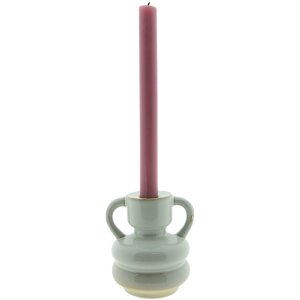 Clayre & Eef 6CE1520 Candlestick Ø 11x11 cm Beige