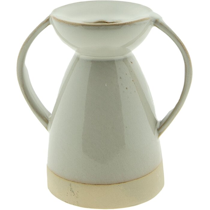 Clayre & Eef 6CE1522 Candlestick 12x8x13 cm Beige