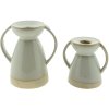 Clayre & Eef 6CE1522 Candlestick 12x8x13 cm Beige