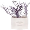 Clayre & Eef 6CE1526 Decoration Flowerpot 17x7x11 cm White