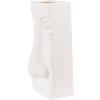 Clayre & Eef 6CE1527 Decoration Vase 15x9x25 cm White