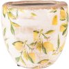 Clayre & Eef 6CE1529M Decoration Flowerpot Ø 18x17 cm Yellow