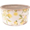 Clayre & Eef 6CE1533L Decoration Flowerpot Ø 19x10 cm Yellow