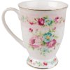 Clayre & Eef 6CEMU0127 Mug 12x9x10 cm - 296 ml White - Pink