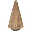 Clayre & Eef 6GL3634 Christmas Tree Ø 15x32 cm Brown