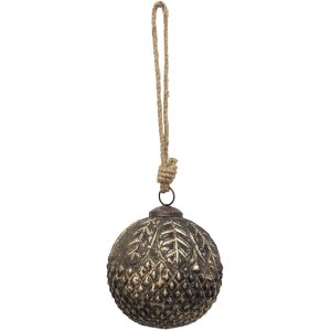 Clayre & Eef 6GL3688 Christmas Ball Ø 9x9 cm...