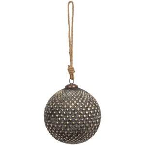 Clayre & Eef 6GL3701 Christmas Ball Ø 14x14 cm...