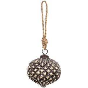 Clayre & Eef 6GL3702 Christmas Ball Ø 9x9 cm...