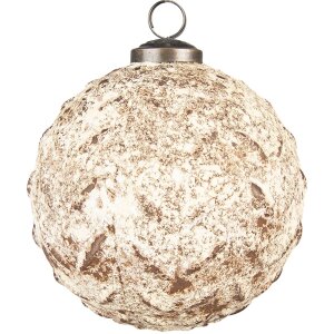 Clayre & Eef 6GL3714 Christmas Ball Ø 12x12 cm...