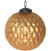 Clayre & Eef 6GL3732 Christmas Ball Ø 10x10 cm Gold Coloured Christmas Ball