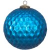 Clayre & Eef 6GL3733 Christmas Ball Ø 25x25 cm Blue Christmas Ball XL