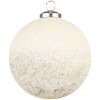 Clayre & Eef 6GL3735 Christmas Ball Ø 12x12 cm Beige Christmas Ball