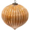 Clayre & Eef 6GL3750 Christmas Ball Ø 25x25 cm Gold Coloured Christmas Ball XL