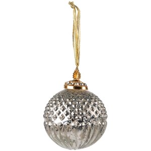 Clayre & Eef 6GL3810 Christmas Ball Ø 10x13 cm...