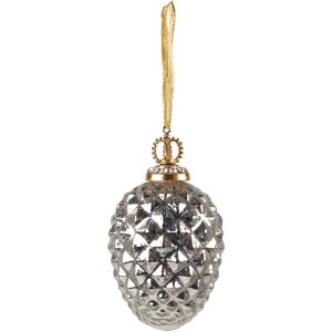 Clayre & Eef 6GL3814 Christmas Ball Ø 6x10 cm...