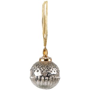 Clayre & Eef 6GL3817 Christmas Ball Ø 7x10 cm...