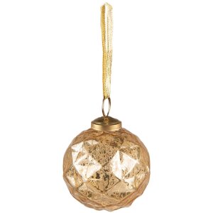 Clayre & Eef 6GL3831 Christmas Bauble Ø 7x7 cm...