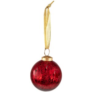 Clayre & Eef 6GL3832 Christmas Ball Ø 9x10 cm...