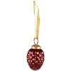 Clayre & Eef 6GL3839 Christmas Ball Ø 4x6 cm Red Christmas Ball