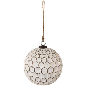 Clayre & Eef 6GL3871 Christmas Ball Ø 20x20 cm...