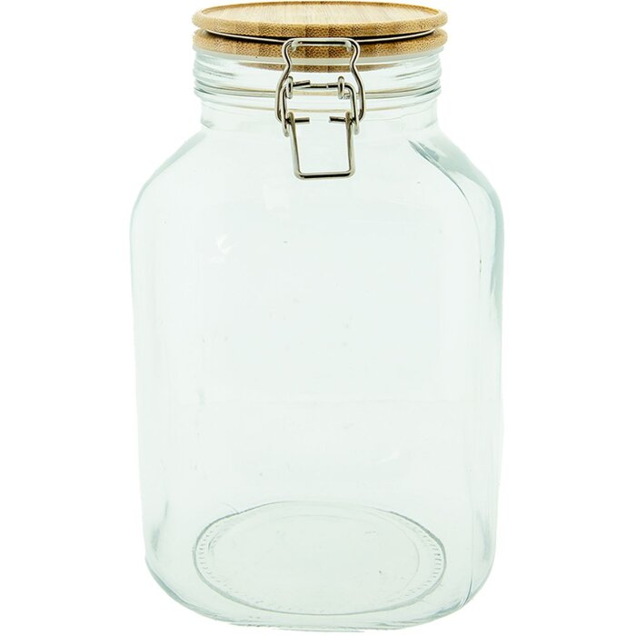 Clayre & Eef 6GL4022 Storage Jar with Lid Ø 16x25 cm - 4100 ml